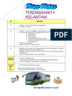 2D 1N Tganu Kelantan PKG & Itinerary