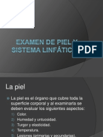 Examen de Piel y Sistema Linfático