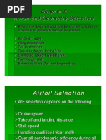  Aircraft Design - Aerofoil and Geometry Selection