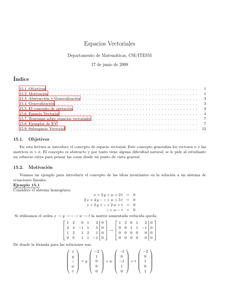 Espacio Vectorial Pdf