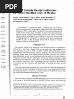 Updated Seismic Design Guidelines For Model Building Code of Mexico