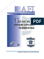 Tecnicas de Intercepcion Terrestre PDF