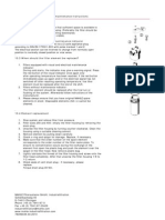 Installation, Operating and Maintenance Instructions 10.1 Filter Installation