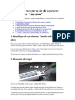Tutorial de Recuperación de Aparatos MP3 Players