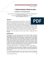A Study On Green Banking Trends in India