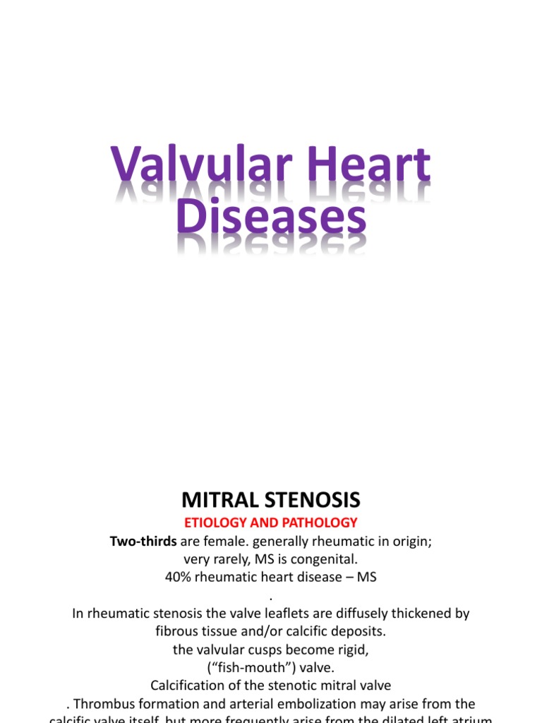 Kuliah MITRAL STENOSIS | PDF | Heart Valve | Heart