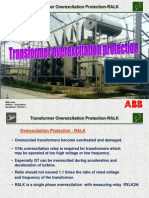 Transformer Overexcitation Protection-RALK: ABB India Utilities - Automation Juliana/K Tickoo 1