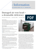 Damaged Air Vent Head
