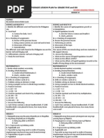 Multi Grade Lesson Plan in English1 | Nature