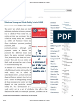 What Are Strong and Weak Entity Sets in DBMS PDF