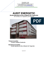 Energy Audit Targoviste Special School