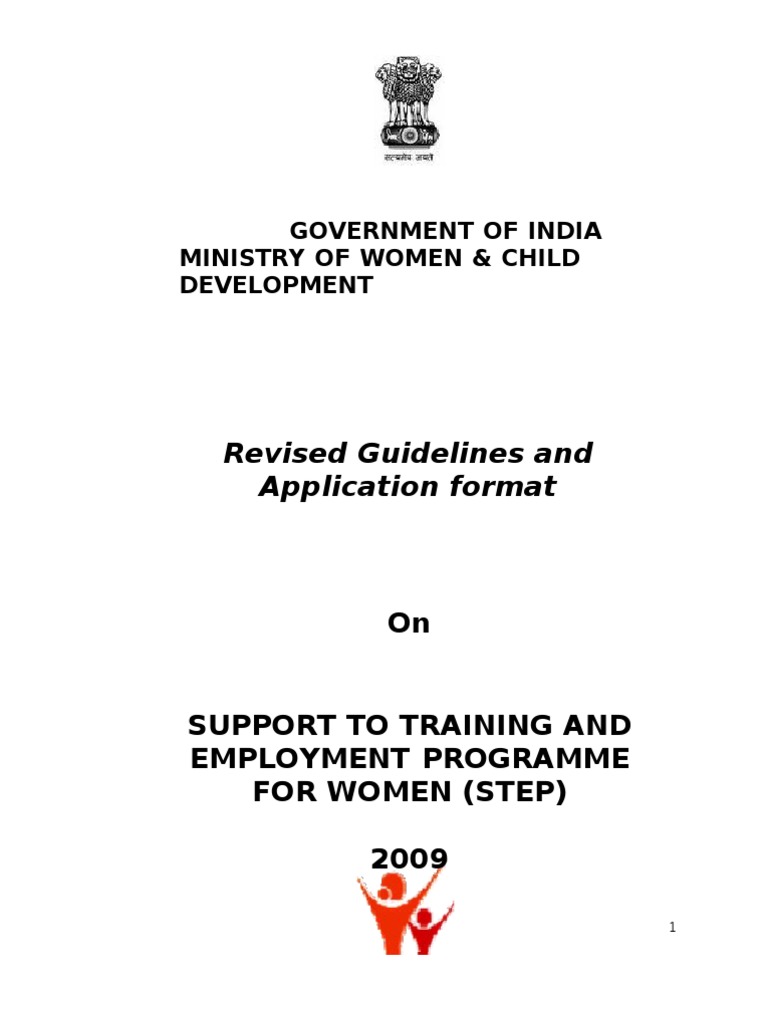 Revised Schemeof STEP | PDF | Informal Sector | Employment