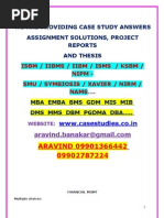 Download IIBM Case Study Answers by Aravind 9901366442 - 9902787224 SN166242722 doc pdf