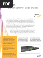 Carrier Ethernet Edge Switch: Nokia Siemens Networks