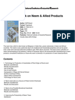 Hand Book On Neem &amp Allied Products