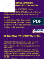 Engineering Admissions Iit Jee 2013 Proposed Exam Pattern