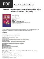 Modern Technology of Food Processing &amp Agro Based Industries (2nd Edn.)