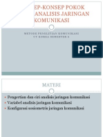 MPK 2-Konsep-Konsep Pokok Dalam Analisis Jaringan Komunikasi