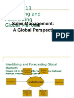 Identifying and Forecasting Global Markets: Sales Management: A Global Perspective