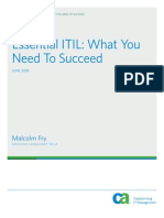 Essential Itil What You Need To Succeed