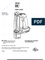 Craftsman C3 Flourescent Worklight