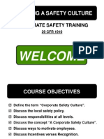 Achieving A Safety Culture