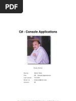 Download C Sharp Console Applications by pintusgs SN16626165 doc pdf