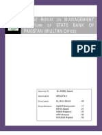 State Bank Pakistan - Multan (Report)