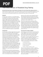 Download The Policy Context of Roadside Drug Testing by David McDonald SN16627783 doc pdf