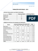 Relatorio Anual de Gestão 2010