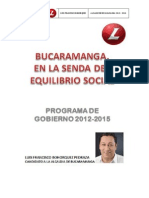 Bucaramanga Santander PG 2015
