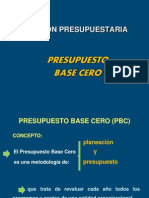 Gestión presupuestaria con base cero