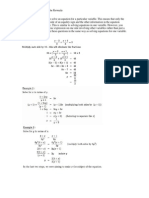 Changing the Subject of an Equation