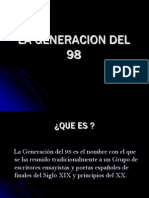 La Generacion Del 98