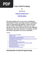 Linux Shell Scripting