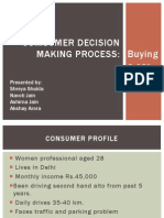 Comsumer Decision Making Process
