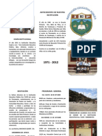 Triptico de Escuela Porompata