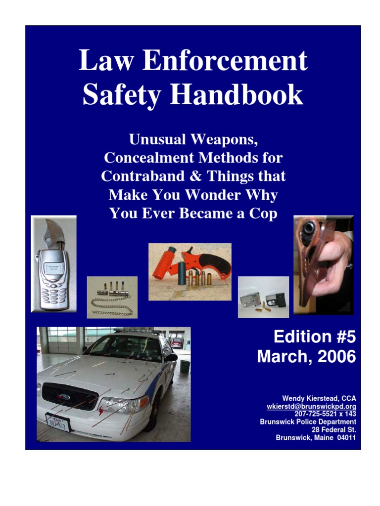 Law Enforcement Safety Handbook | PDF | Shotgun | Handgun