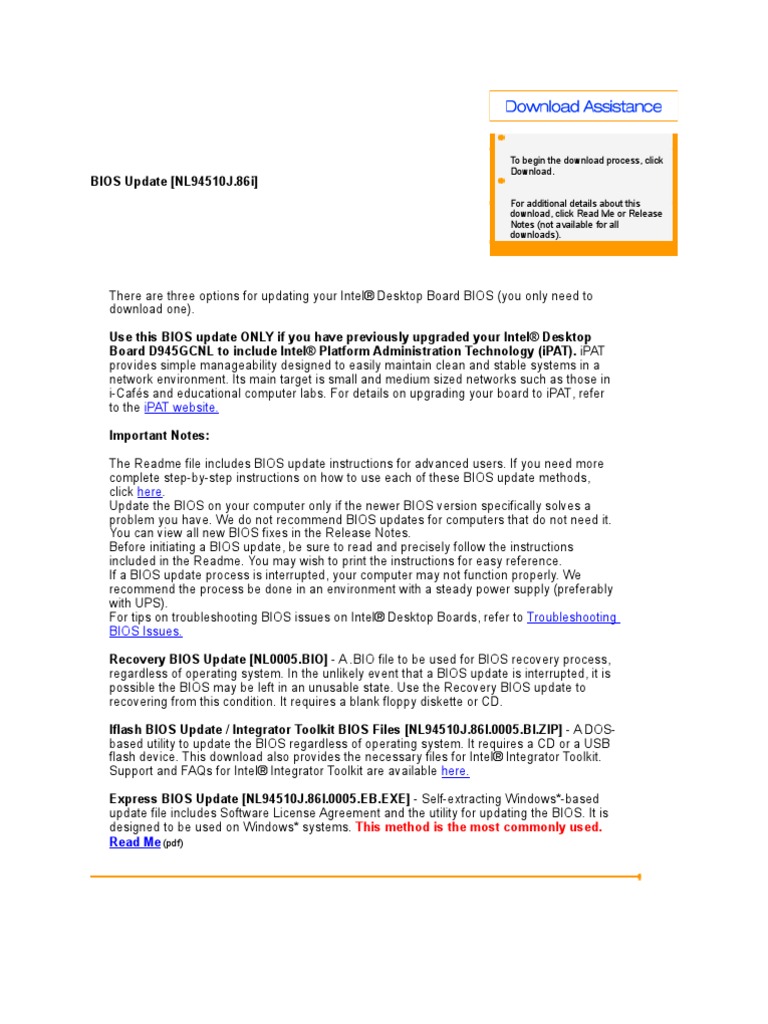 Intel Express Bios Update Utility Download