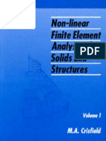 Non-Linear Finite Element Analysis of Solids and Structures Vol.1 - M.a. Crisfield