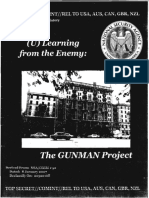 (U) Learning From The Enemy: The GUNMAN Project