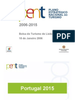 Plano Estratégico Nacional Do Turismo - 2006-2015 - Slides - (Ministério Da Economia)