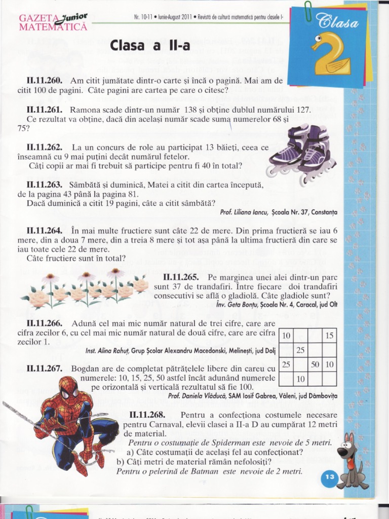 gazeta matematica clasa 6 pdf