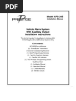 Model APS-20B: Installation Manual