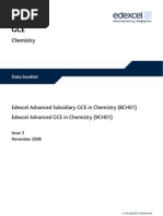 GCE Chemistry Data Booklet Issue 2