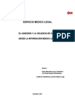 El Homicidio Violencia en Chile