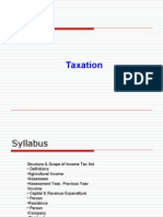 Taxation Intro