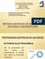 Metodos Geofisicos de Exploracion para La Geohidrologia