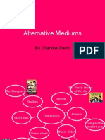 Alternative Mediums: by Olanike Dairo