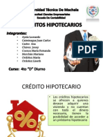 Creditos Hipotecarios